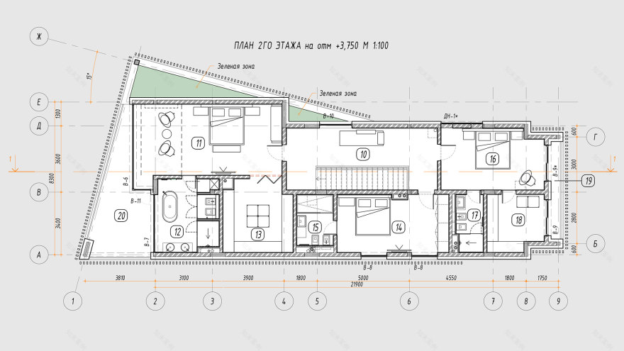 Blagodatnaya街住宅外部翻新项目丨JParchitects-10