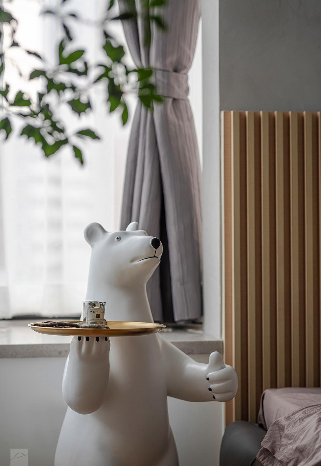 实木与大理石碰撞的高级美-23