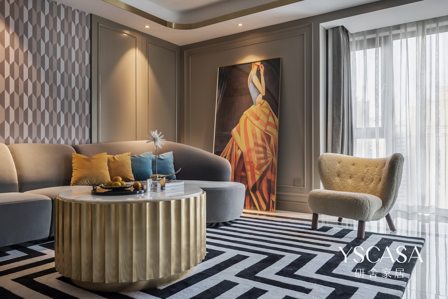 华润二十四城 122.4㎡现代轻奢家居,温馨中展现轻奢品味-24