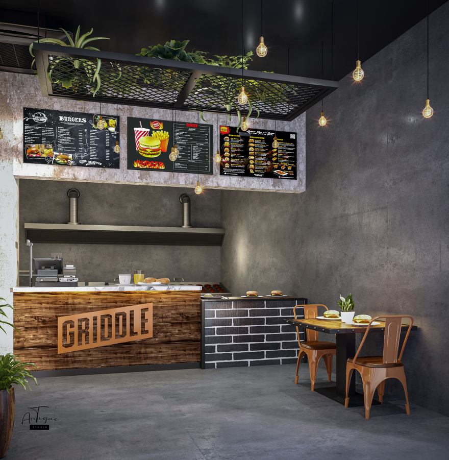 工业汉堡店丨ANTIQUE Studios-14