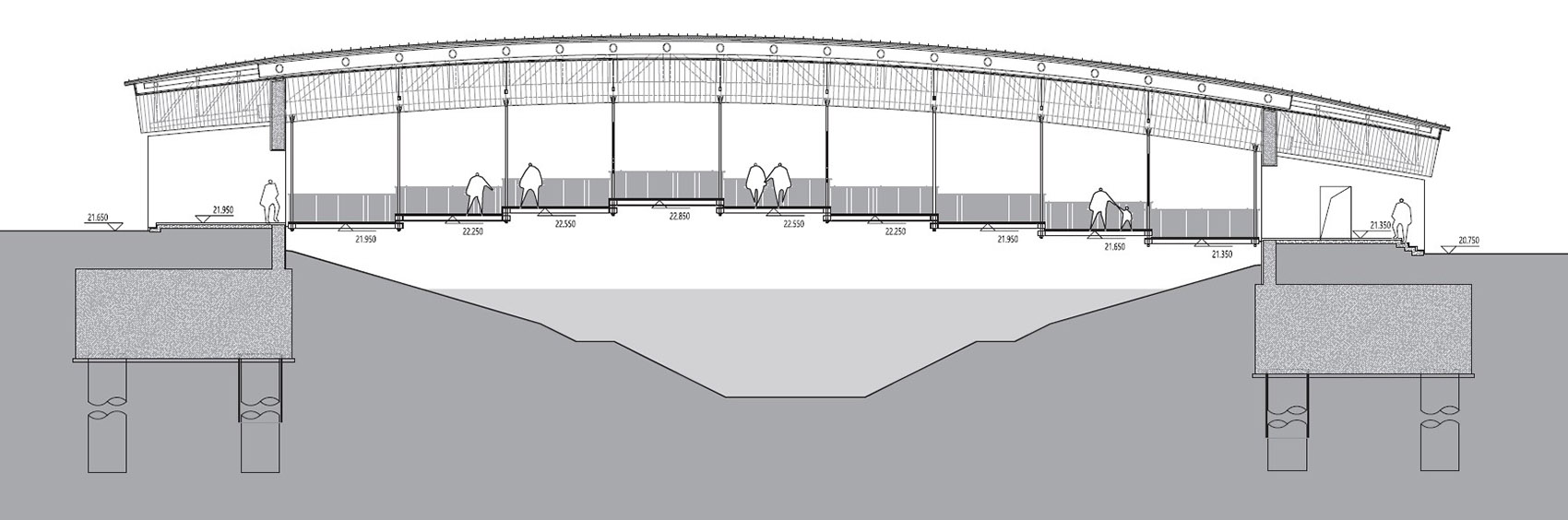 九间廊桥丨中国南京丨山水秀建筑事务所-73