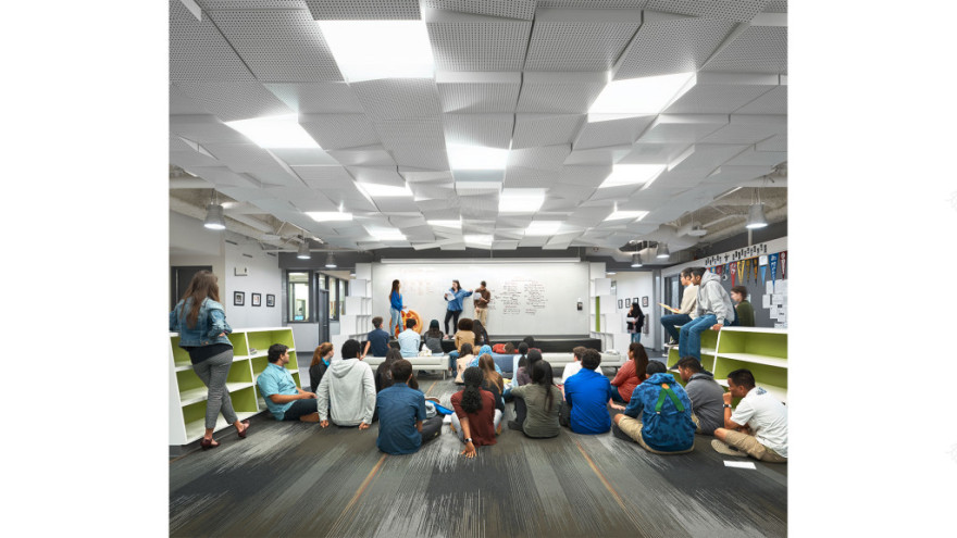 废弃办公楼变身高中新典范-6