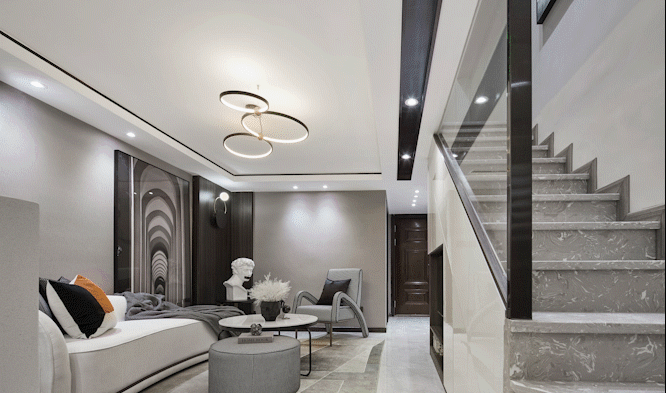 米洛映象|半山首府 Loft 2 现代简约样板间-7