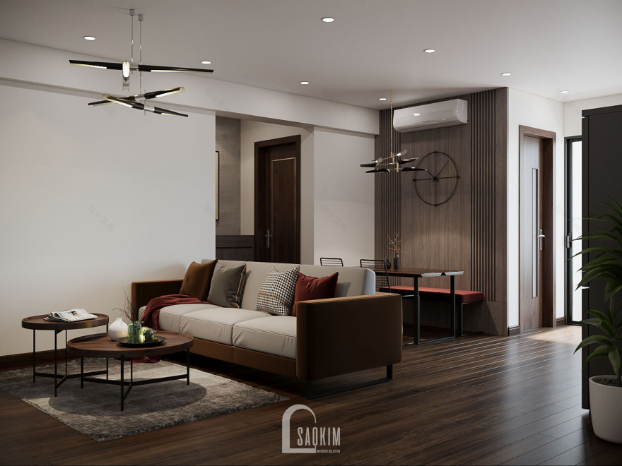 Xa La 城市地区 78 平方米公寓室内设计丨越南河内丨Sao Kim 室内设计公司-7