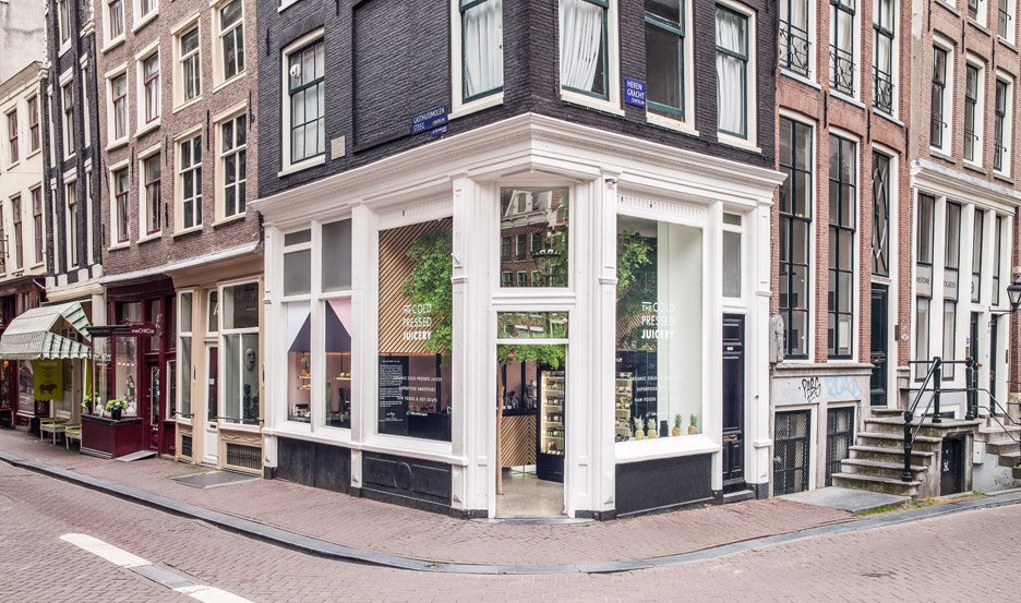 阿姆斯特丹绿意盎然的标准果汁店-18