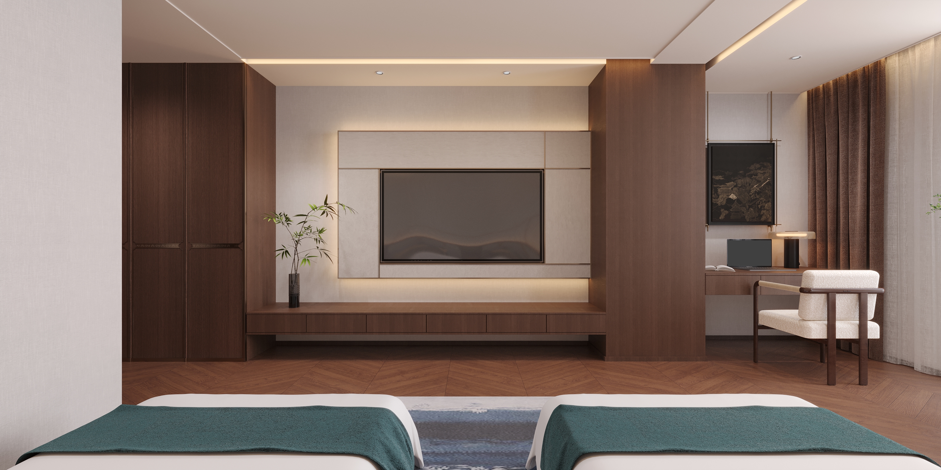 银川国益公馆私人会所装修设计丨中国银川丨银川装修公司-45