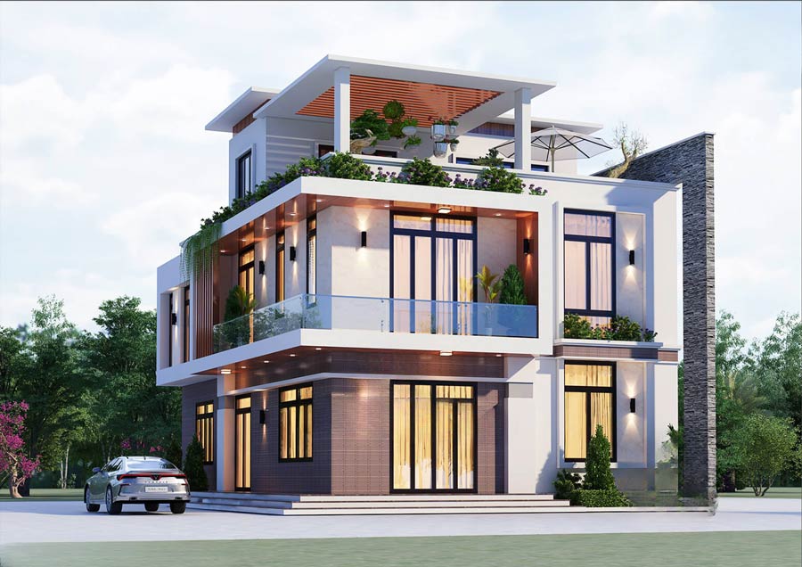 35 + 2  5层别墅设计案例精选-34