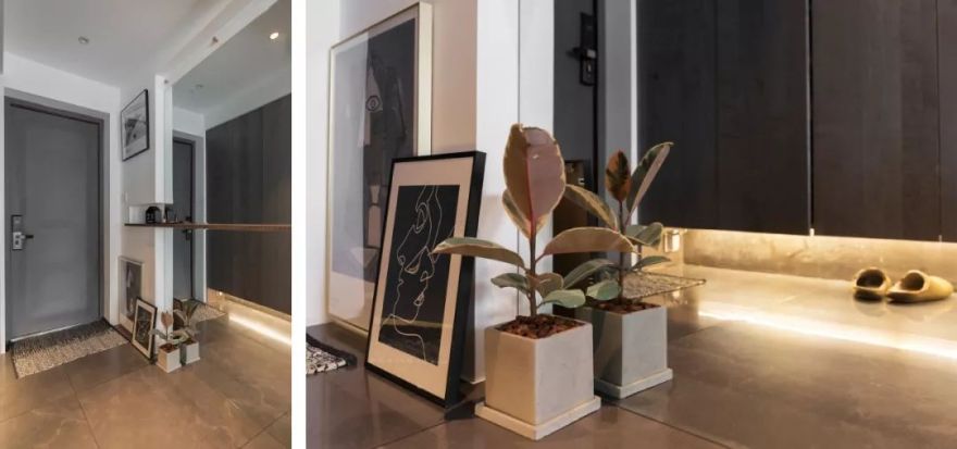 130 平混搭风家居,开放式厨房++ 隐形门的神仙组合-34