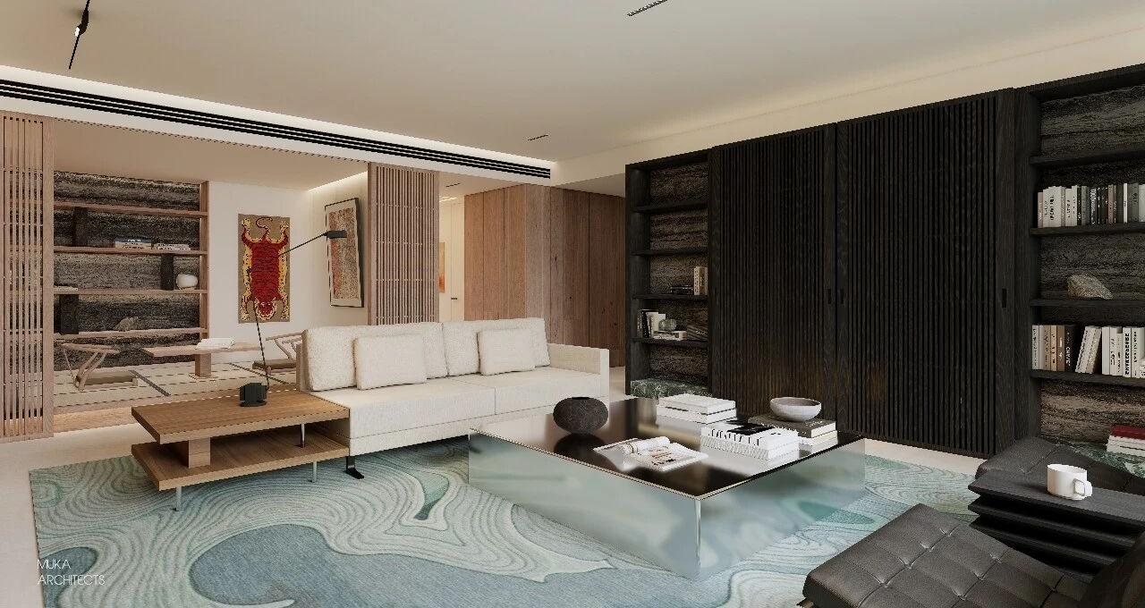 木卡建筑设计 · 上海350㎡滨江景观宅丨中国上海丨上海木卡建筑设计-24