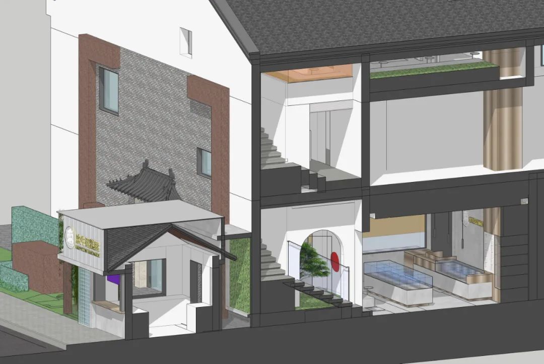 杭州“欢牛蛋糕屋”打造奶油蛋糕盒子空间-8