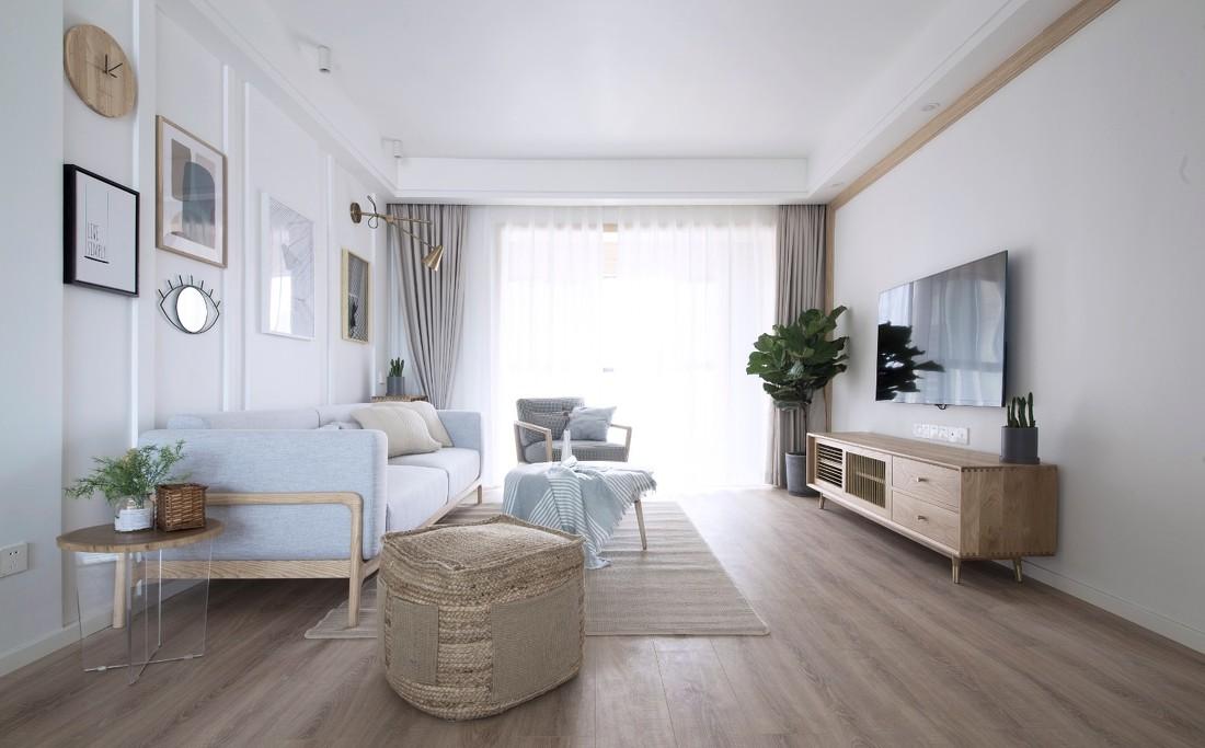 117㎡日北欧风二胎家庭住宅,餐厨空间扩大,儿童房增设高低床-8