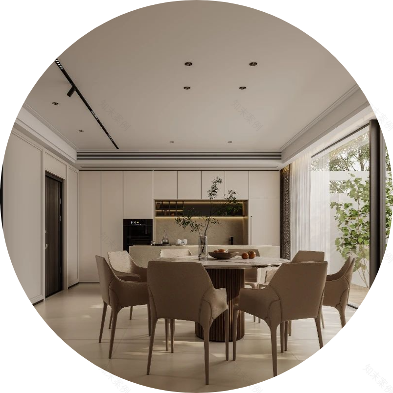 首发.翡丽云邸200㎡现代风设计,餐厅带院子,奢享闲逸生活-8