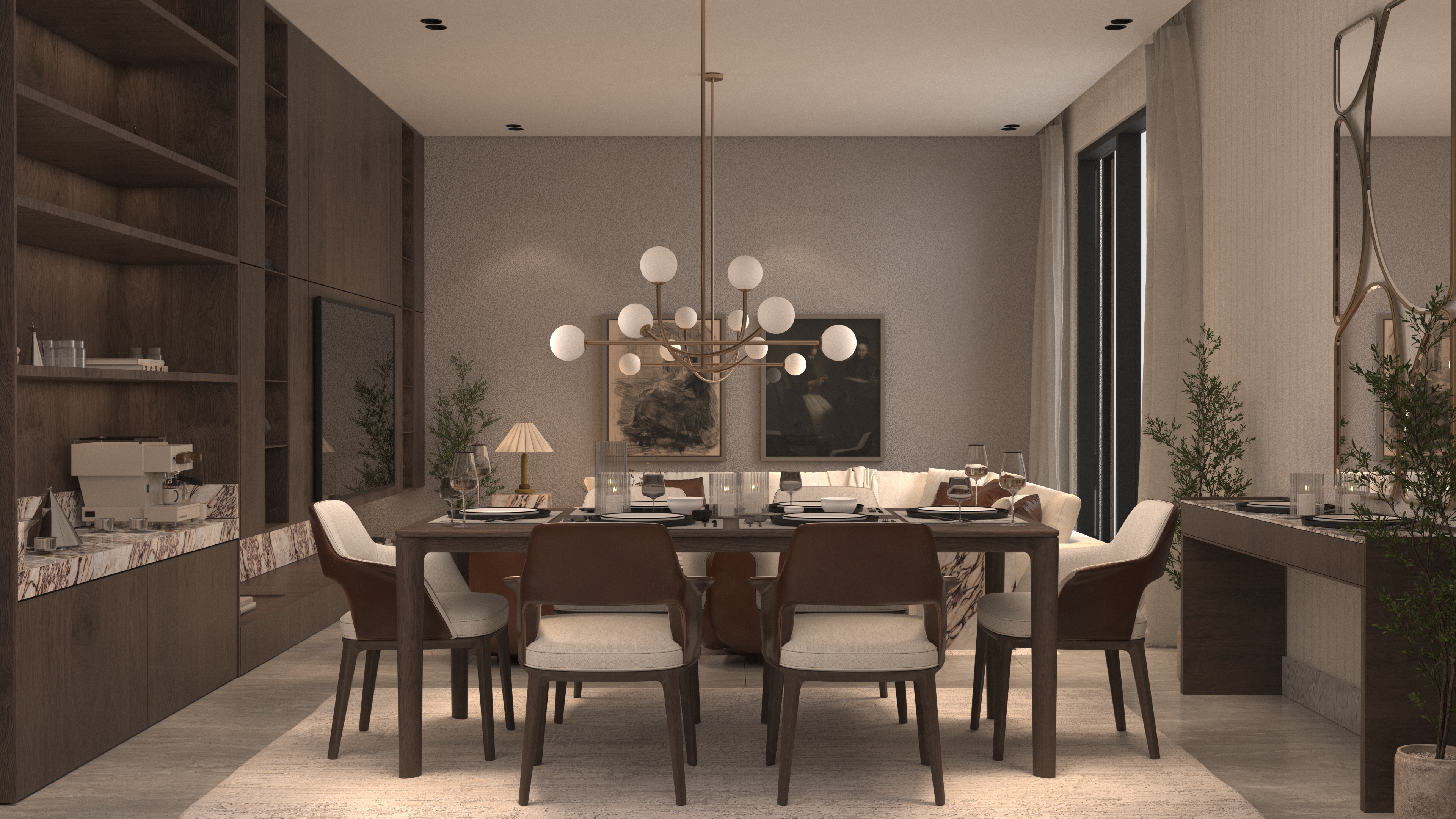 Al Qahtani Livingroom & Dinning, Saudi Arabia.-4