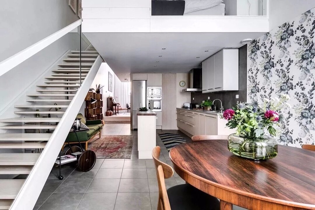 斯德哥尔摩 130㎡复古风住宅设计-18