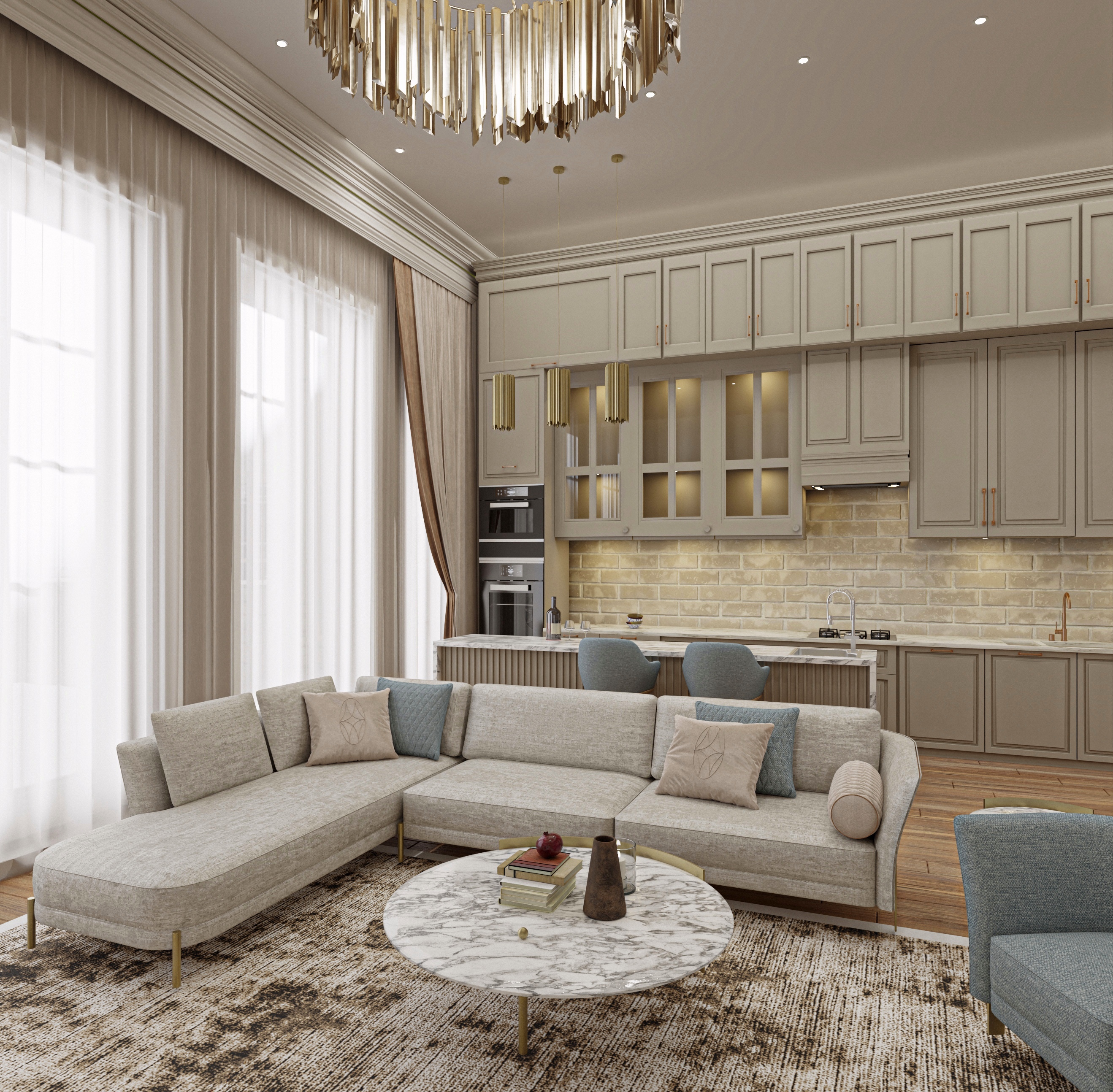 新古典主义开放空间-0