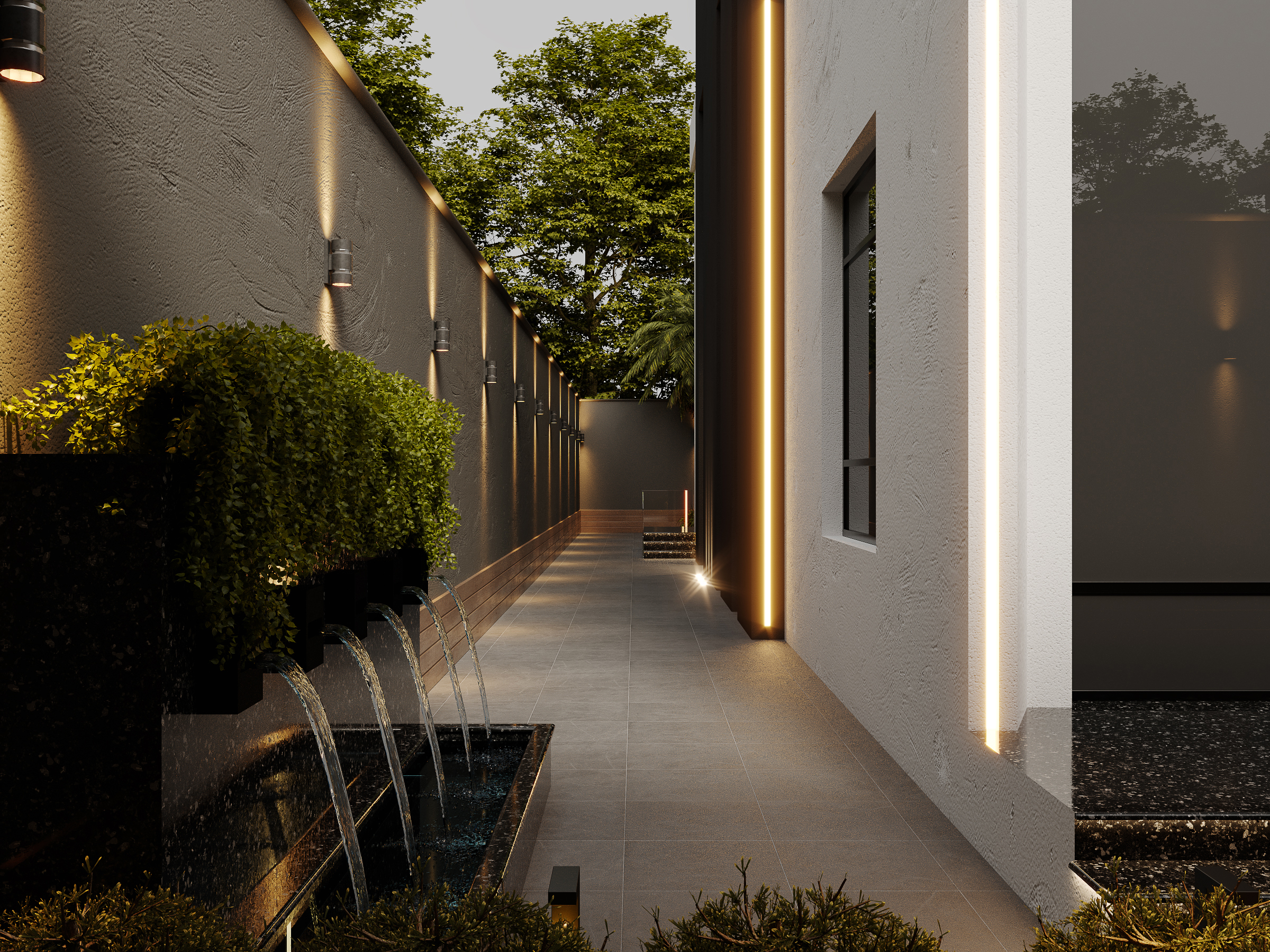 Contemporary Exterior Villa-6