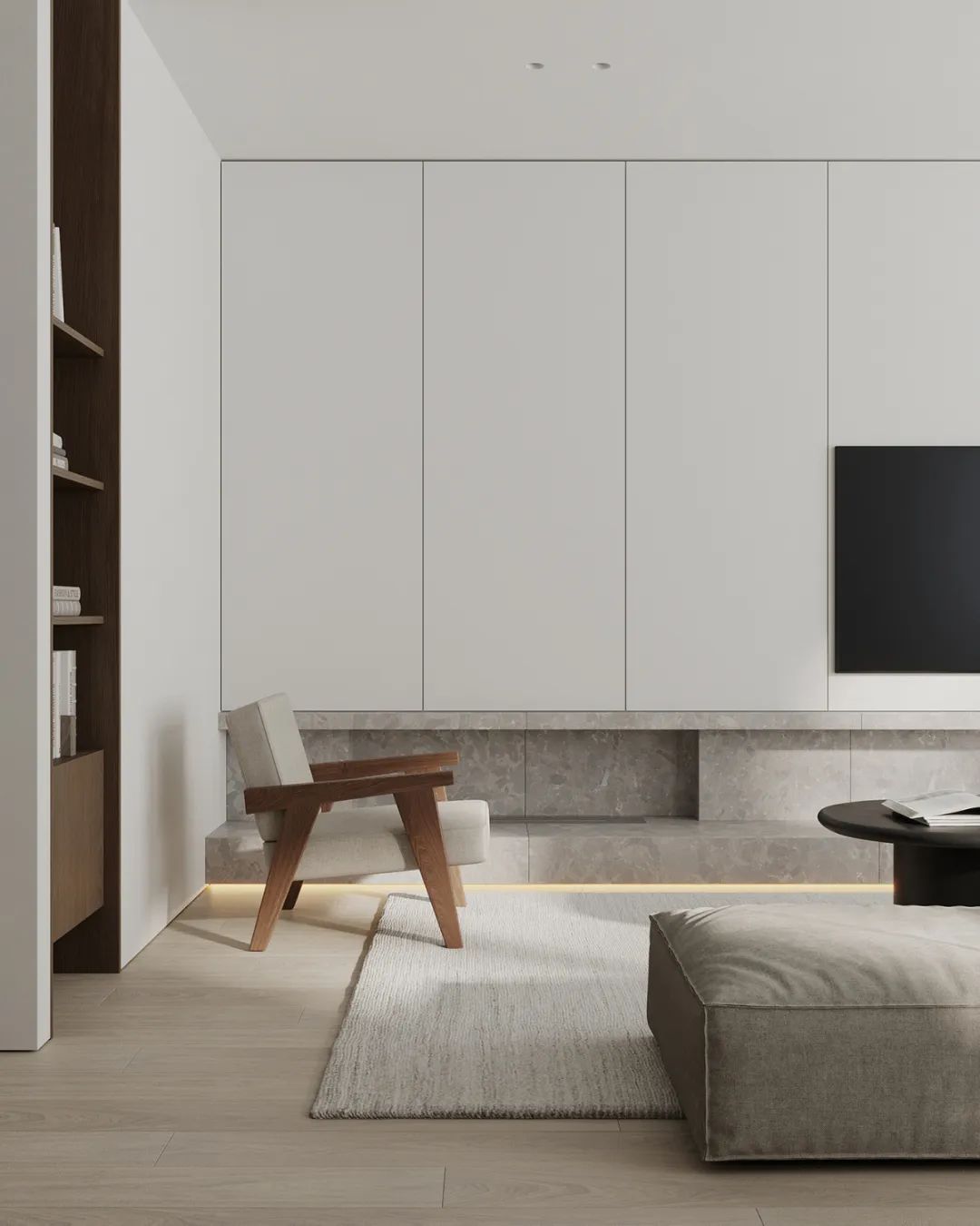 极简自然的 82㎡精致住宅丨Sofia Rubinskaya-4