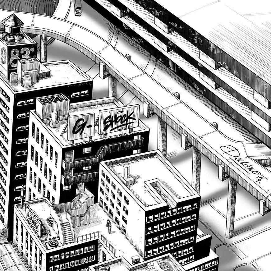 法国艺术家托马斯·达提格斯手绘中国全景建筑,细节震撼!-69