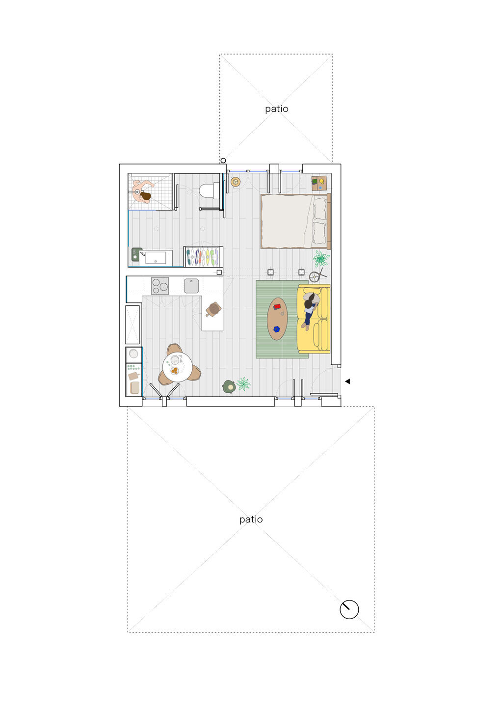 马德里 Flat White 公寓丨西班牙马德里丨gon architects-38