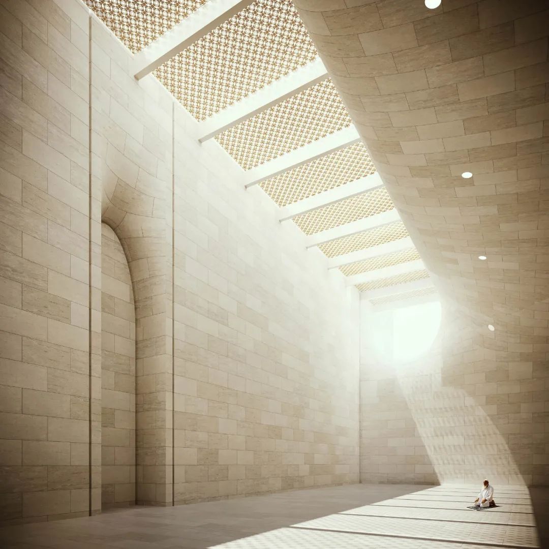 迪拜标志性清真寺丨阿联酋迪拜丨Luca Poian Forms-10