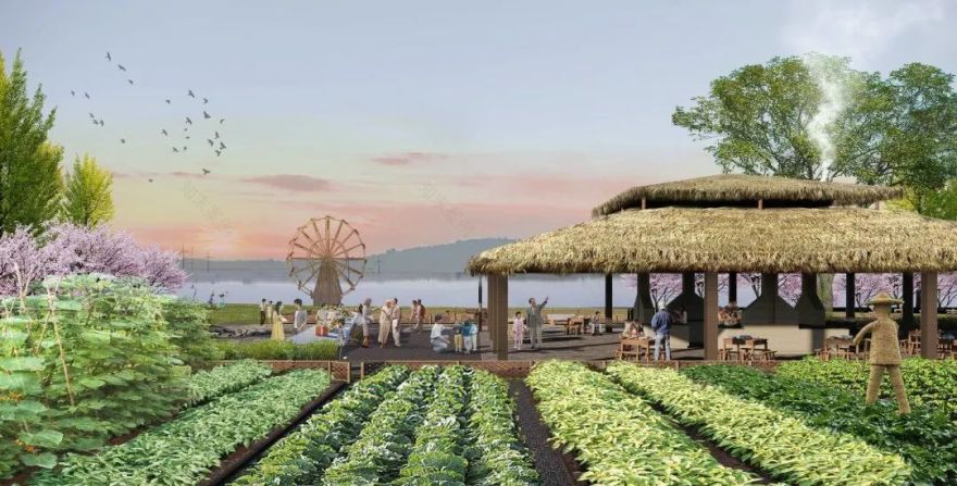 青岛桃李春风小镇 | 田园牧歌与尧王山水的空间叙事-306