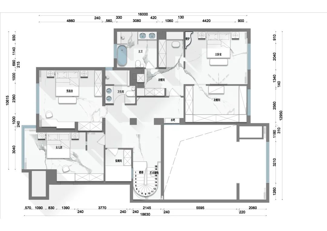 梵境淡雅,气韵风华 · 现代人居浪漫设计丨下上空间设计-27