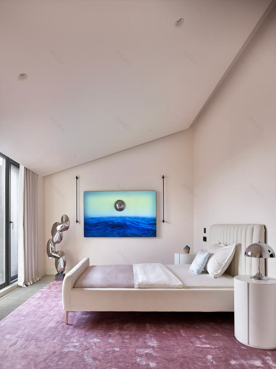 莫斯科色彩鲜艳的现代公寓丨俄罗斯莫斯科丨Well Done Interiors-63