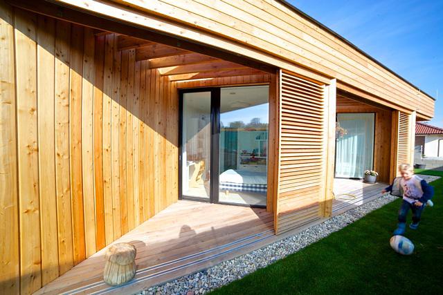 奥地利斯洛伐克边境低能耗木结构住宅-41