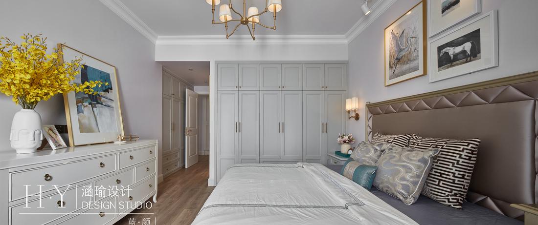 涵瑜设计丨平层书香独韵,盛世蓝颜-34