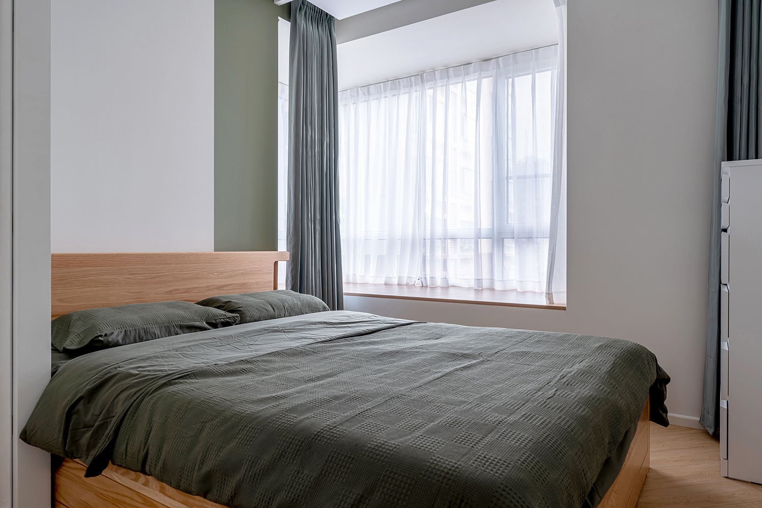 70㎡柠檬黄+墨绿奶油风甜蜜双人居丨中国北京丨久栖设计-48