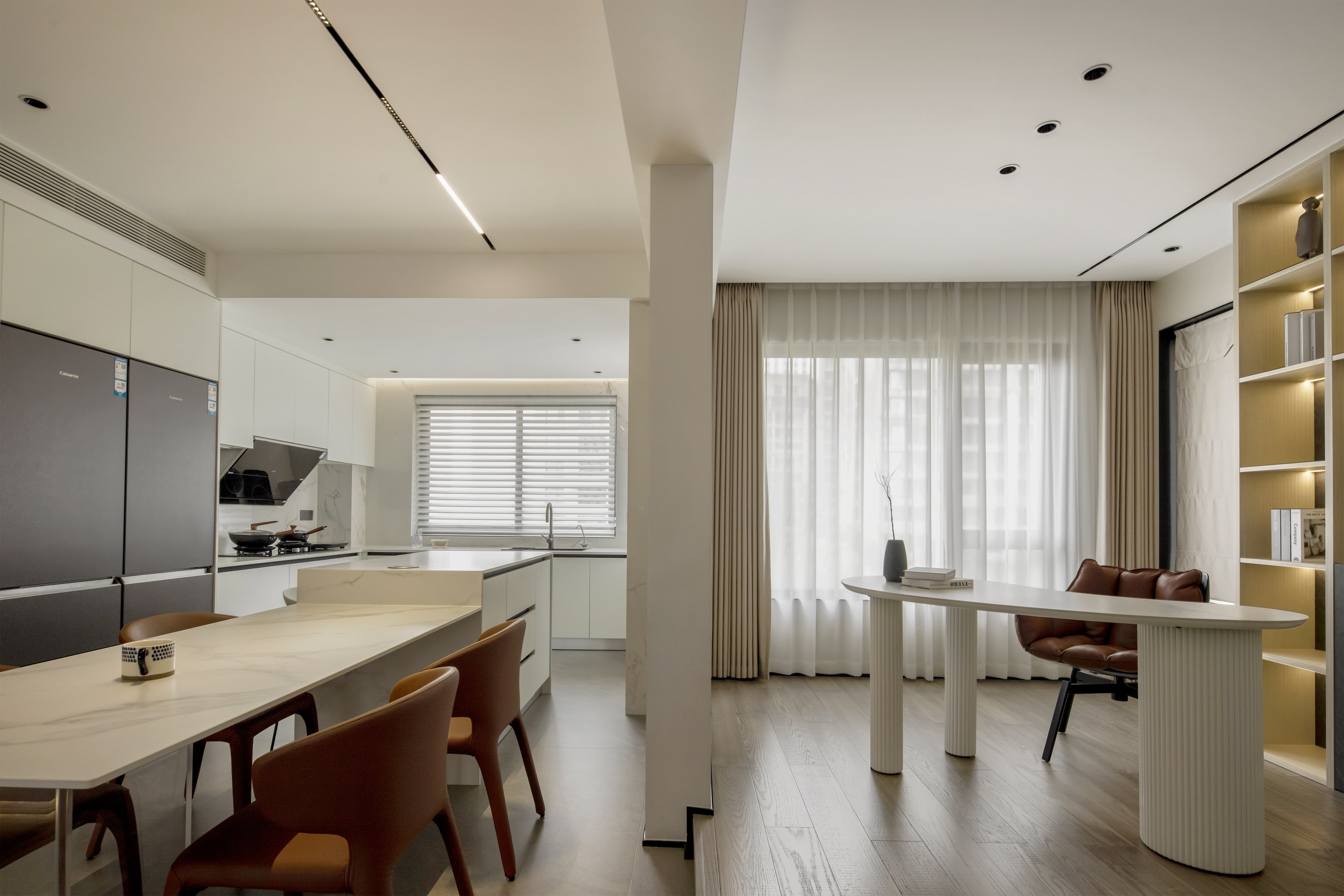 现代极简实景丨中国温州丨柏达装饰-11