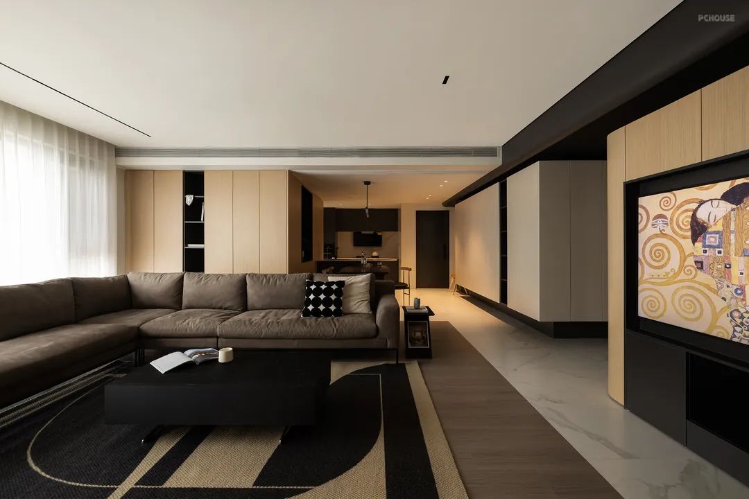 有娃家庭的现代极简风格设计-20