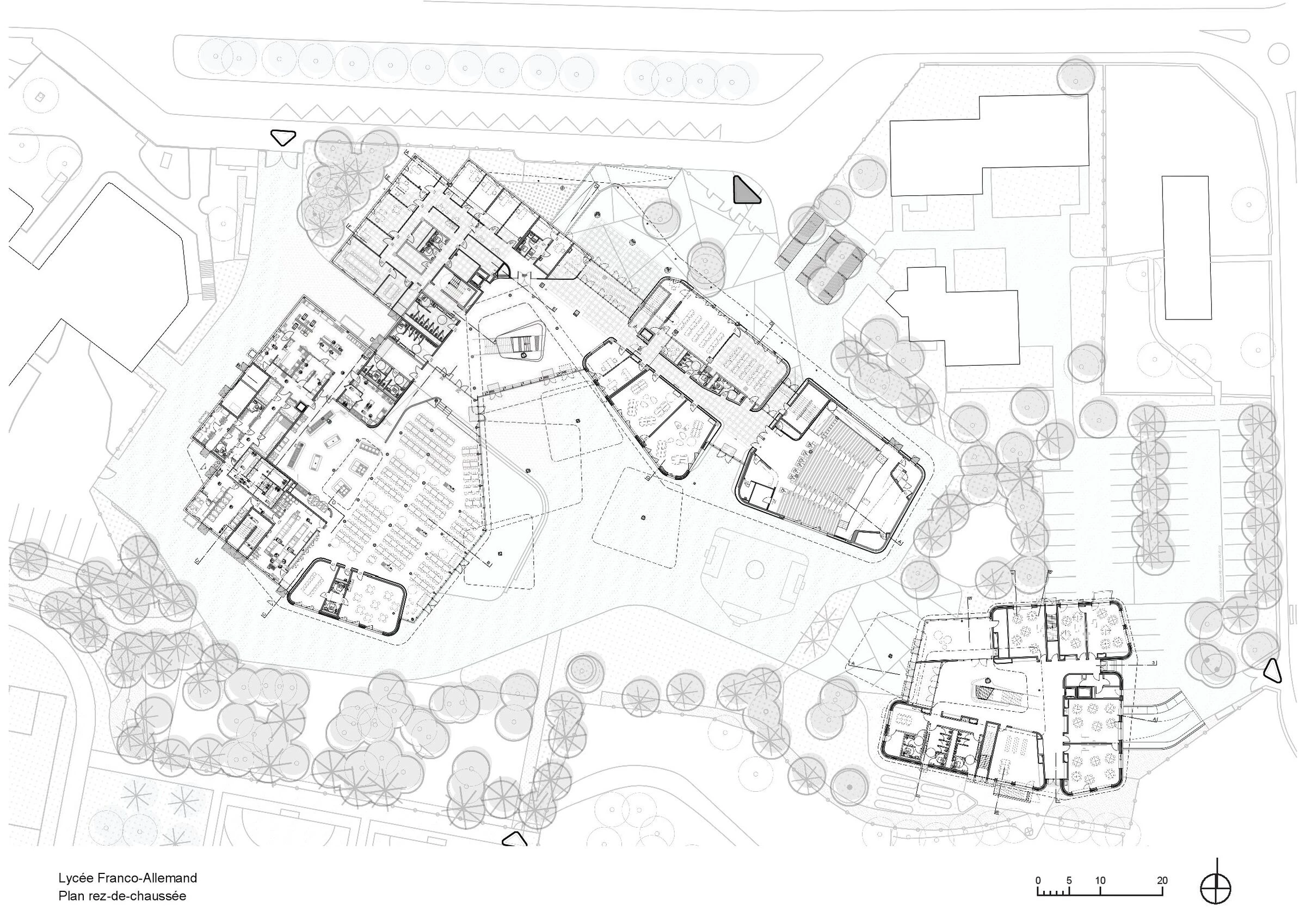 Lycée FrancoAllemand 学校丨法国丨Behnisch Architekten,Atelier 2A+-30