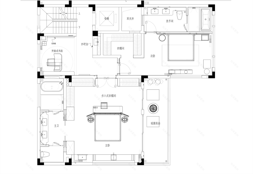 ·西城云著 243m²&186m²样板间丨中国宜昌丨深圳市蜜尔室内艺术设计有限公司-49