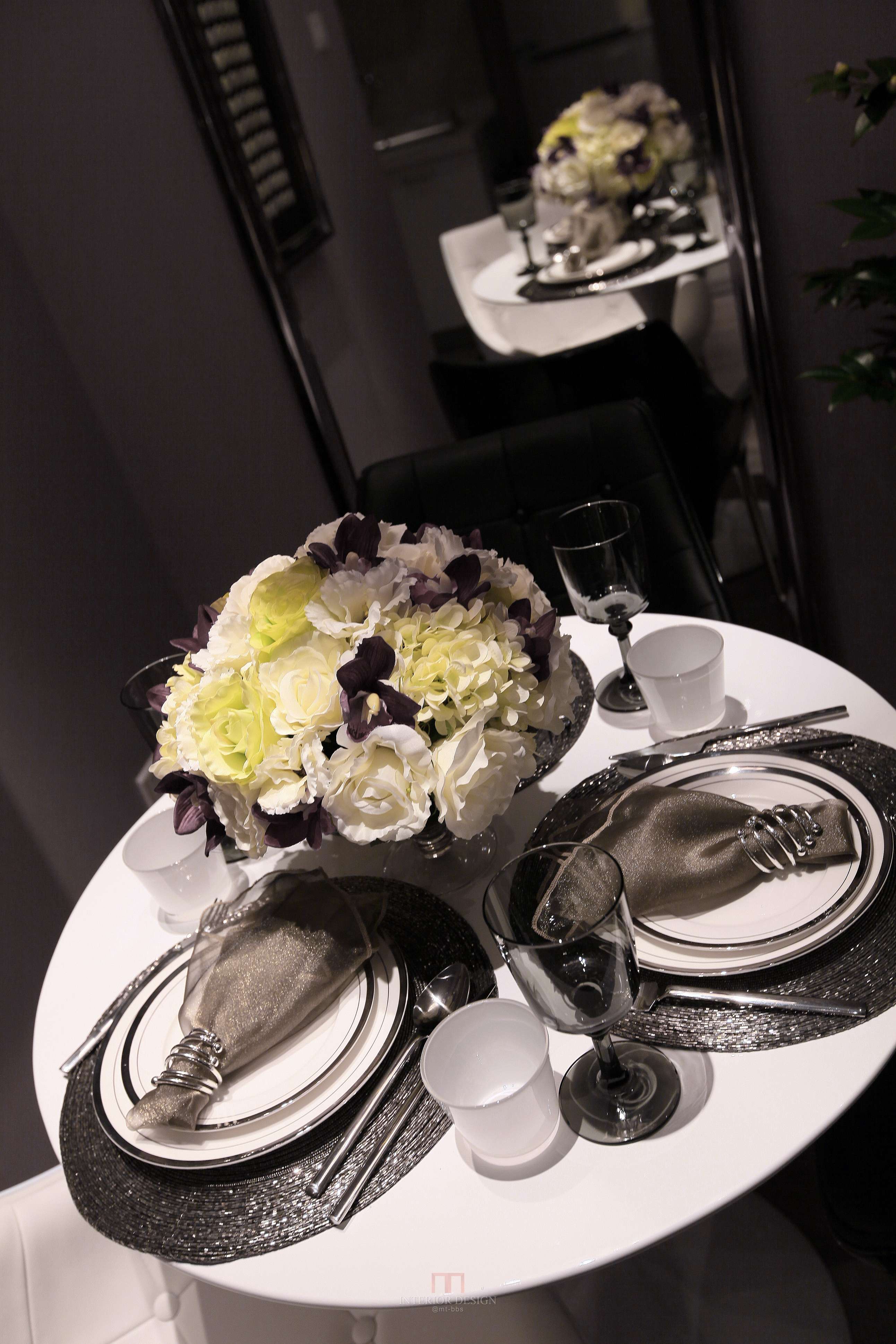 北京现代风格样板间      绽放-2-4