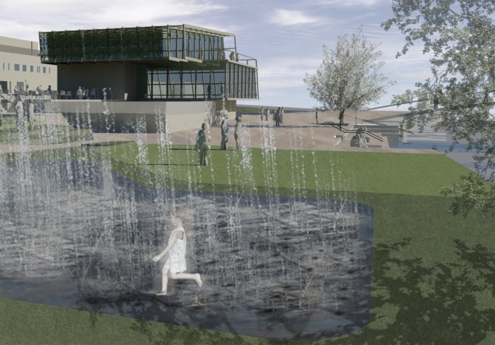 特威克纳姆河畔景观丨Boyarsky Murphy Architects-9