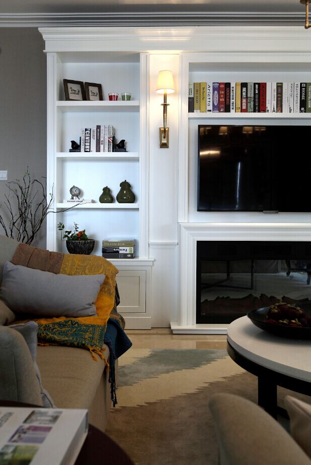 润景苑  160㎡两厅四室现代美式住宅设计-13