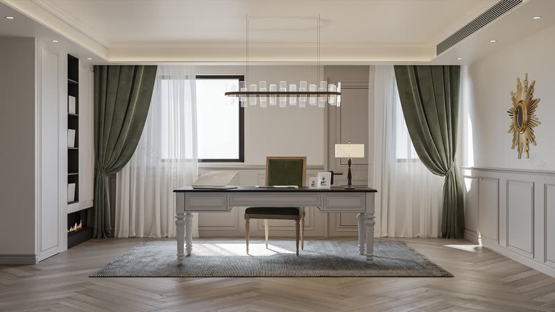 贵阳恒大新世界 800 平米别墅中式风格设计丨中国贵阳丨贵州諾克设计有限公司-98