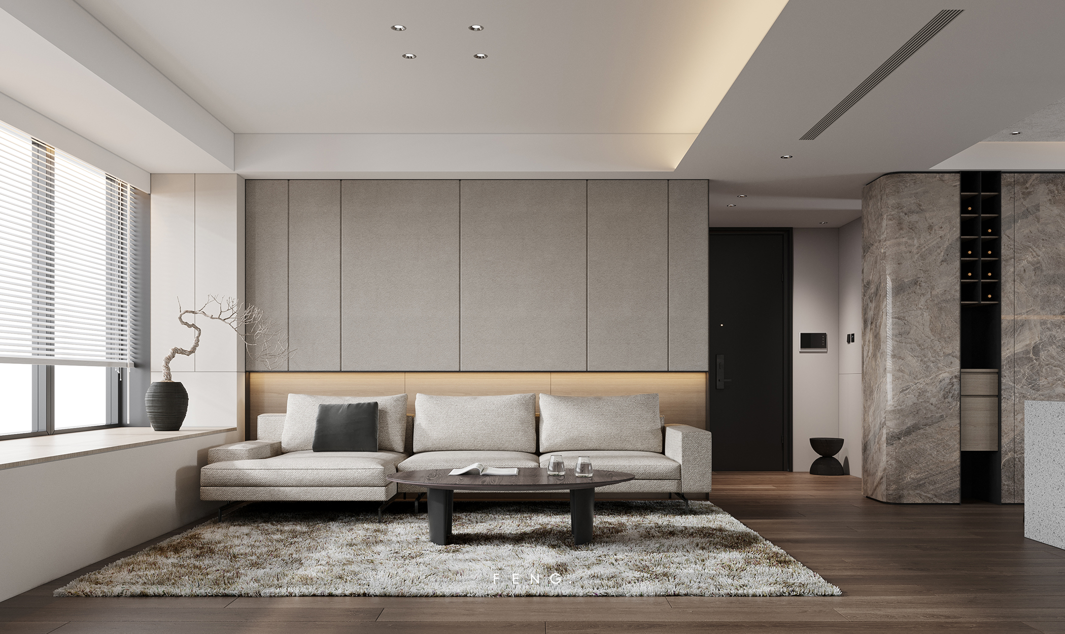 台式现代小户型空间设计丨锋 FENG.-7