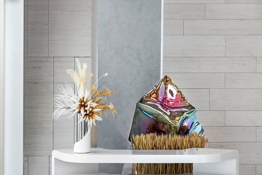 湖南长沙梦想置业江悦和鸣售楼处丨中国长沙丨上海华帛(HIBER)室内设计有限公司-14