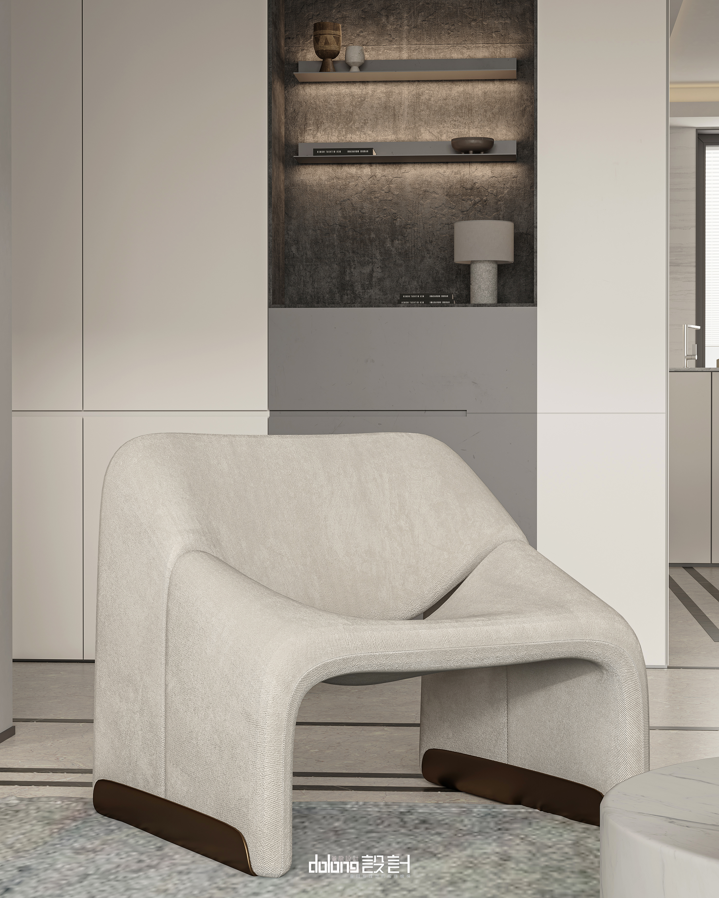 海玥万物 330㎡·温润时光的极简之家丨中国南京丨DoLong 董龍设计-11