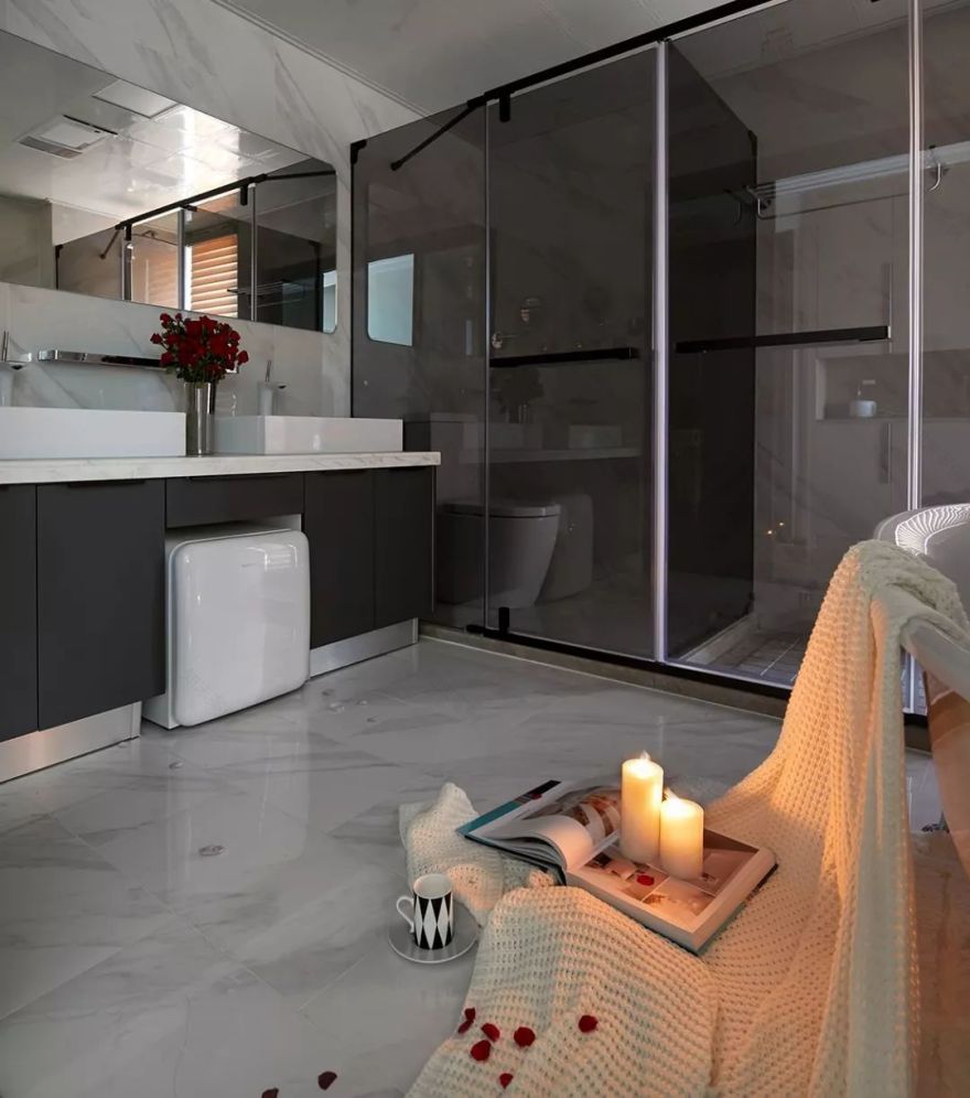 江湾城平层公寓 | 现代简约,一线江景-20