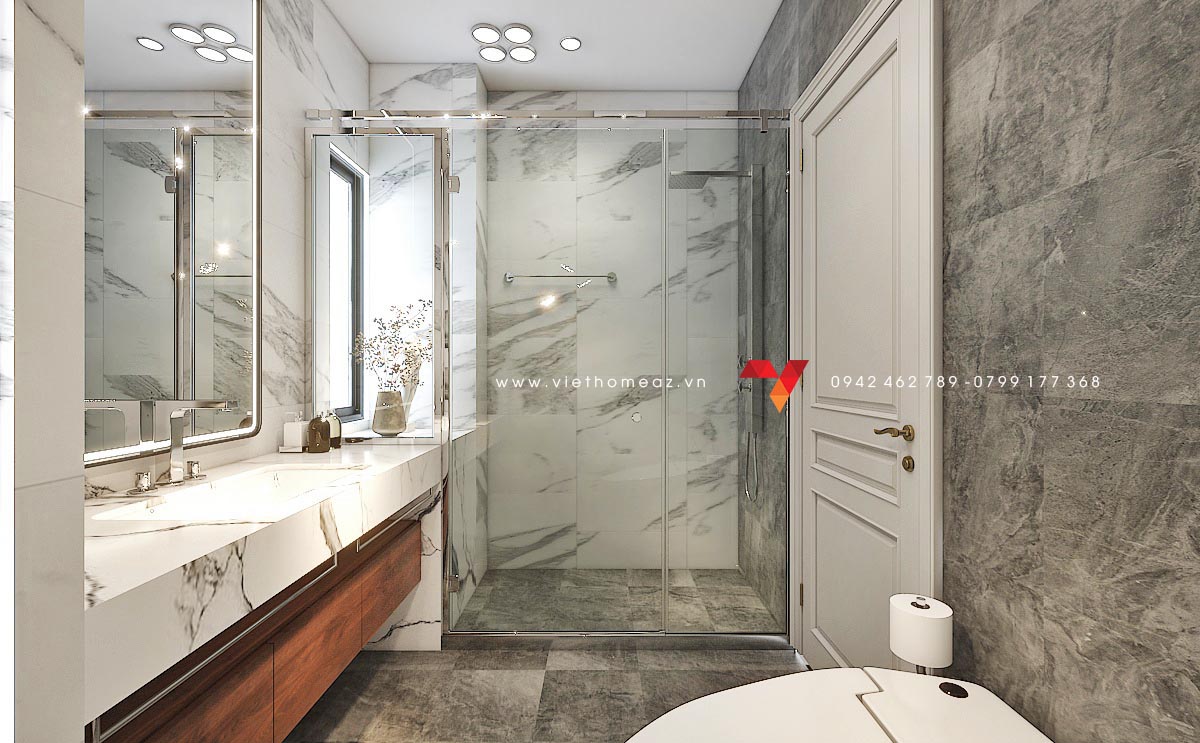 河内龙边市房屋设计丨AngolaBie丨Kiến Trúc – Nội Thất VietHome-32