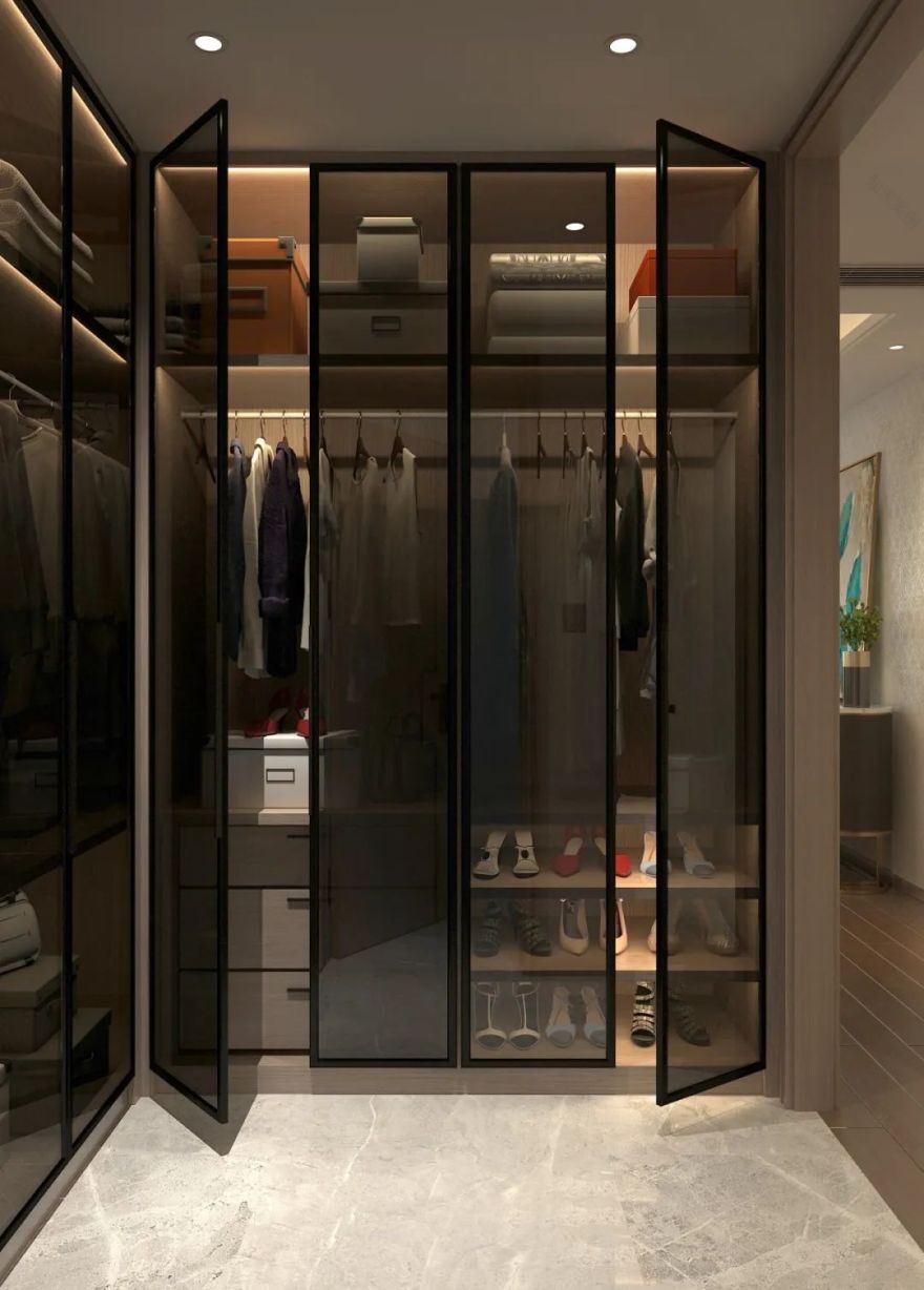 现代中式沿湖公馆,传统与舒适的完美融合-56