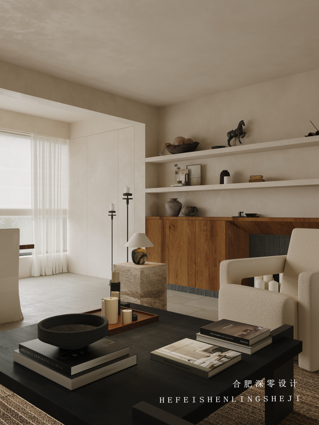 【置地中心】196㎡流变的生命力丨中国合肥丨深零设计-0