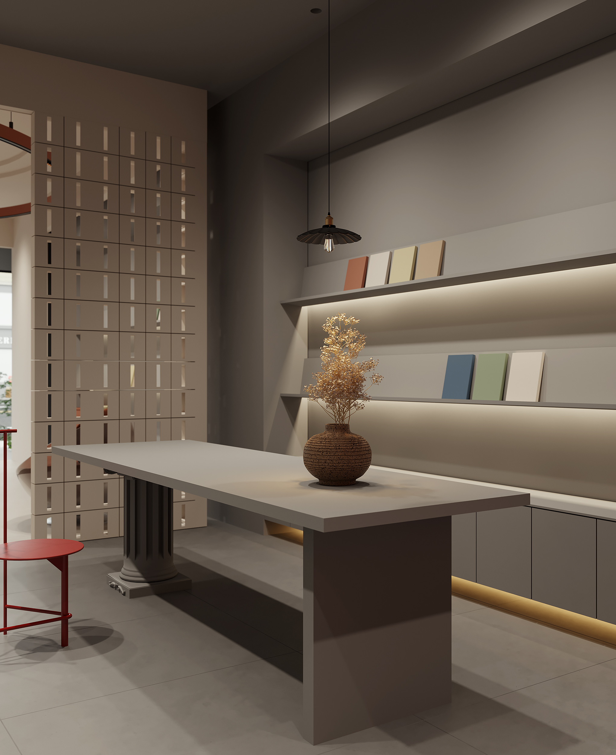 油漆展厅丨厦门共道设计事务所-30