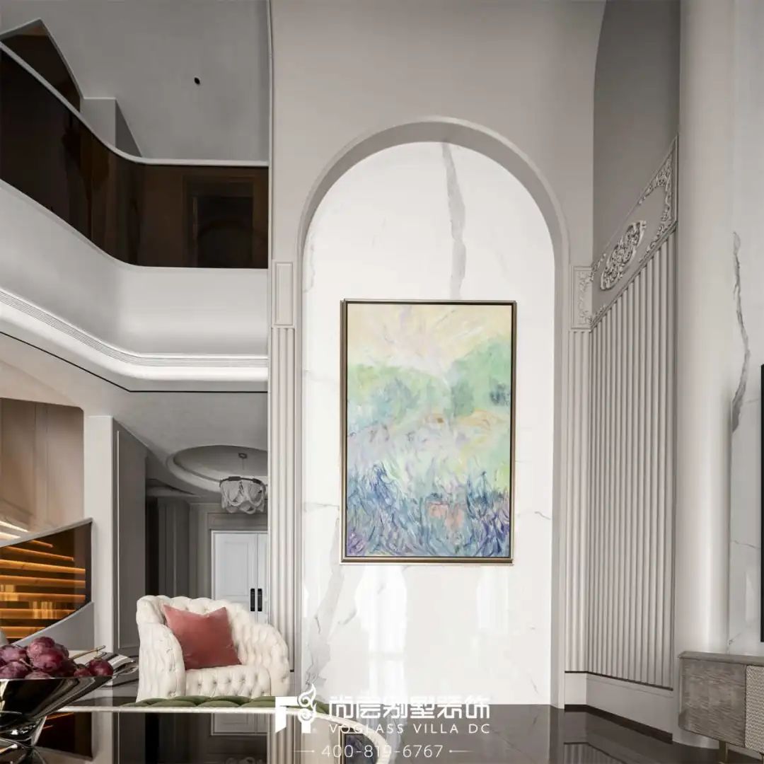 尚层装饰×棕榈泉 | 350㎡现代别墅设计，向往舒适自在的生活-30