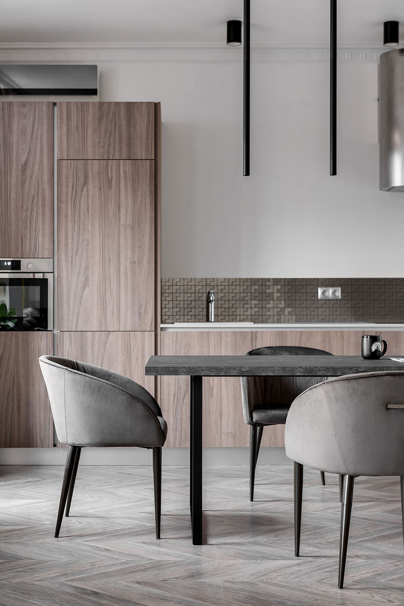 乌克兰时尚租赁住宅，隐藏式床设计独特-10