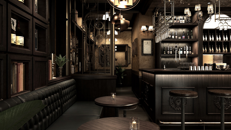 三生ONEWOOD,Bar Space  Visual Design-36