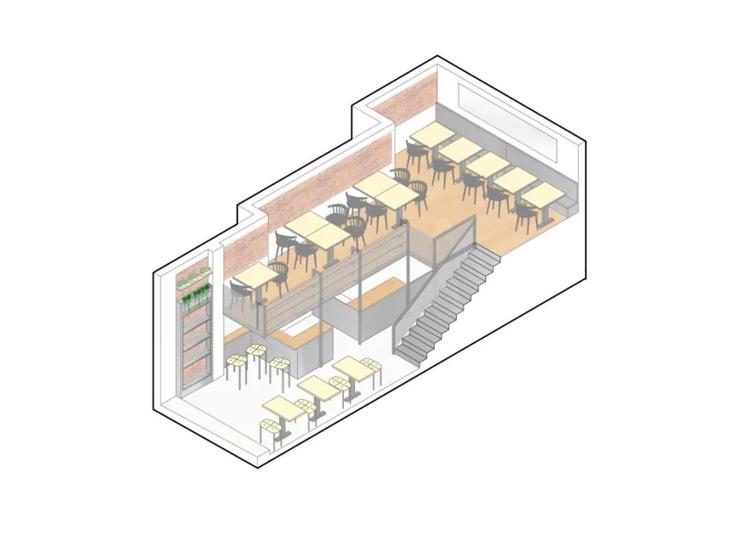 90 秒领略 100m²工业风餐厅设计魅力-36